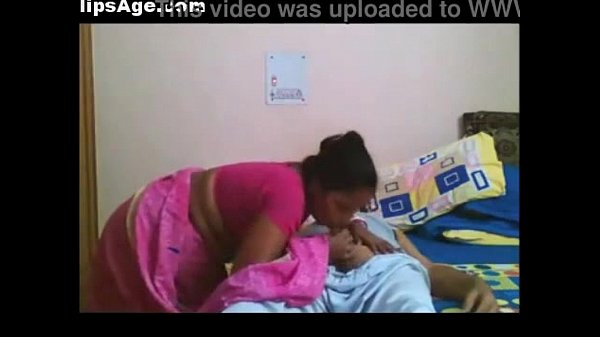 Sexy indian maid helps man with masturbation scene