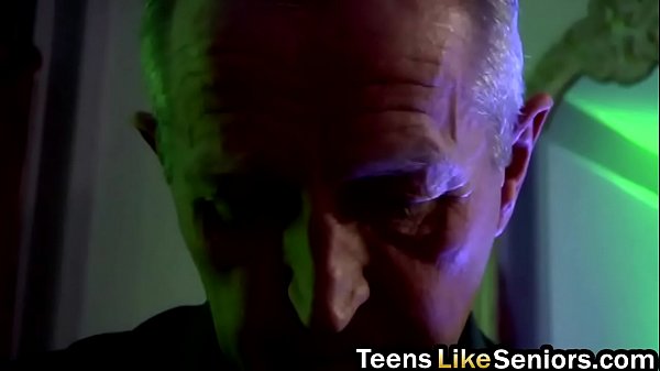 Teen and older man sex close up scene