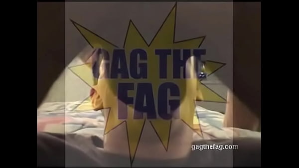 Gag on dildo puke gay scene