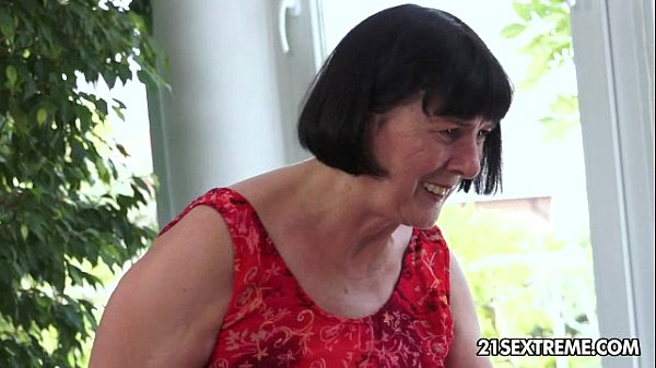 Granny mature petite brunette scene