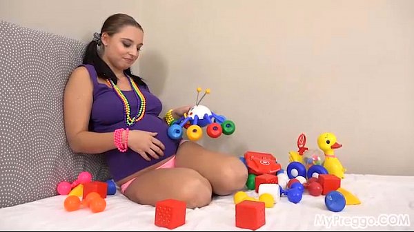 Pregnant fucks herself scene