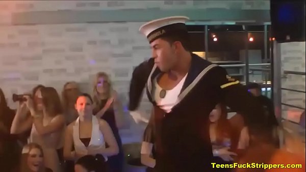 Party teens go wild for cock scene