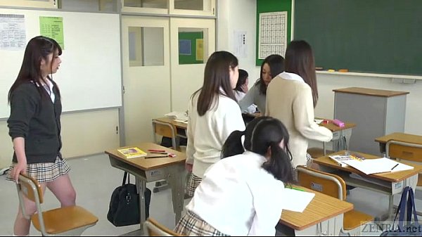 Japanese group class asses scene