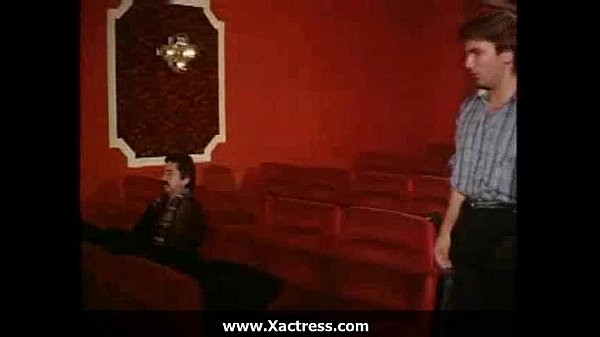 Fisting in cinema scene