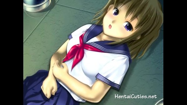 Petite anime cutie enjoys fucking machines scene