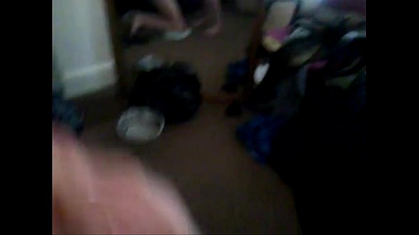 Brother press sister boom while play scene