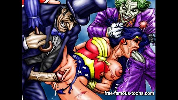 Famous hentai cartoon heroes group sex scene