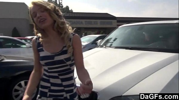 Labean teen fuck car scene