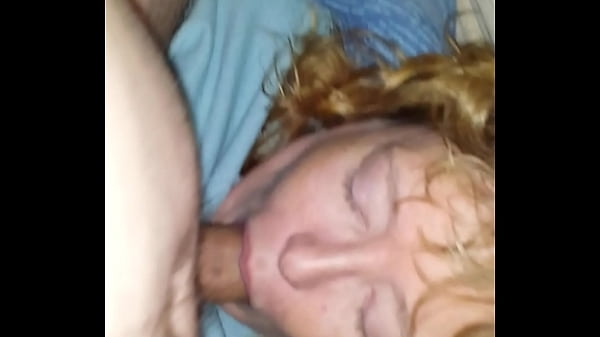 Amateur mom and son cumshot scene