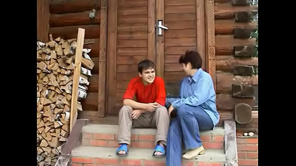 Russian mom and boy in panties scene