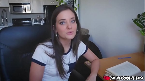 Mother and daughter suck step brother cock scene