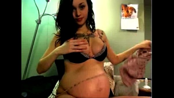 Teen woman pregnant scene