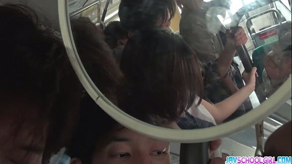 Asian teen girls molest girl on bus scene