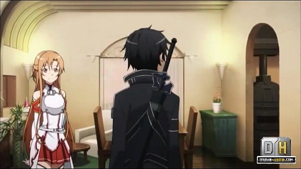 Asuna yuuki sword art online hentai scene