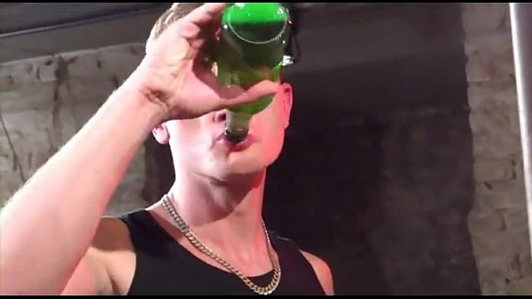Gay forced gagging puke piss scene