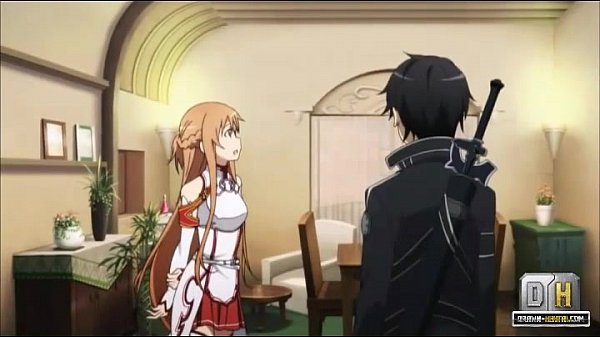 Asuna yuuki sword art online hentai scene