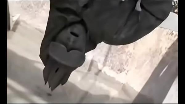 Gay male rubber latex fisting extreme scene