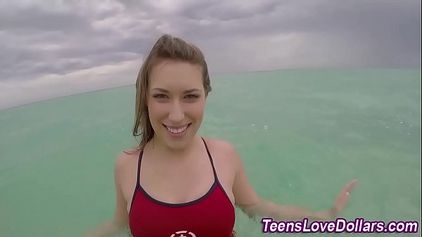 Teens fucking a lucky lifeguard scene
