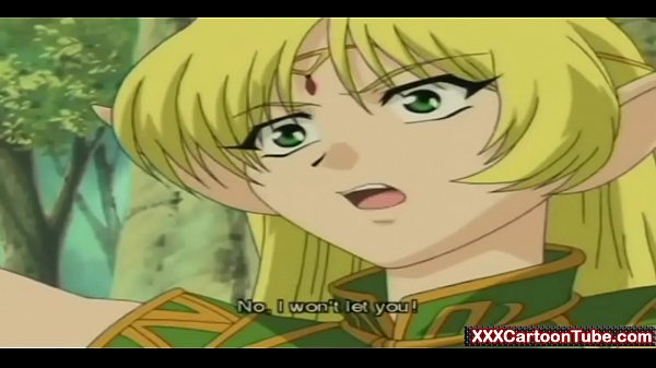 Hentai elf girl fucked in public scene