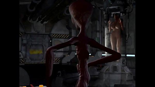 Alien animation impregnant scene