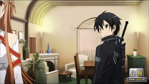 Asuna yuuki sword art online hentai scene