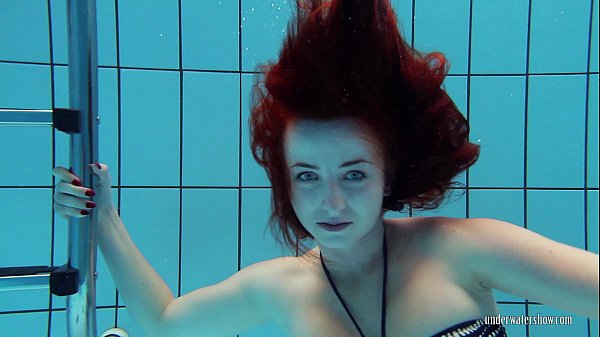 Underwater pool teen scene