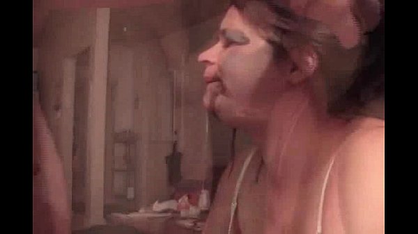 Mature extreme gagging puke cum in throat scene