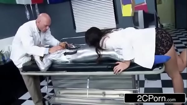 Doctor patients group tied deep sex scene